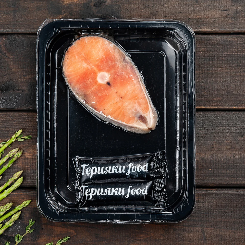 Филе лосося в упаковке